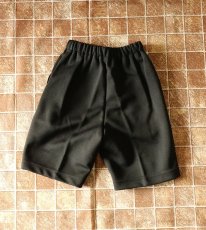 画像2: Columbine 両サイドポッケ 黒ハーフパンツ （無地品） (2)