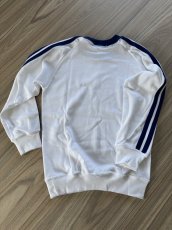 画像2: FRED　花紺２本ラインクルーネック長袖（校章・ネーム刺繍あり） (2)