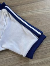 画像4: FRED　花紺ライン入り　クルーネック半袖（校章・ネーム刺繍あり） (4)