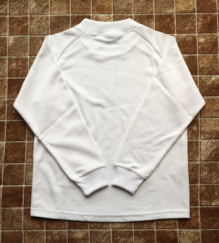 画像2: KANKO UV クルーネック長袖シャツ （校章・ネーム刺繍あり） (2)