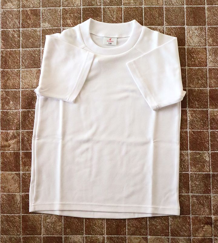 画像1: KANKO UV クルーネック半袖シャツ （ネーム刺繍のみ） (1)